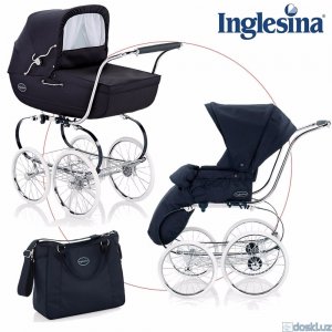 Детские коляски: Inglesina Pushchair Classica with Carry Cot and Sport Seat
