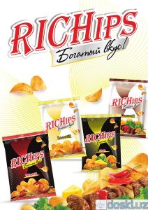 Прочее: Самые вкусные Картофельные чипсы «RICHips» от компании ООО «Super Snack»