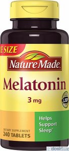 Прочее. Здоровье и красота: Nature Made мелатонин 3 мг, 240 таблеток из Америки