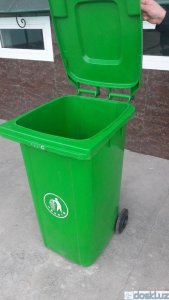 Резиновые, пластмассовые изделия: Контейнер (бак) пластиковый для сбора мусора от производителя!