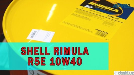 Прочие запчасти: Моторное масло Shell Rimula R5E 10W40