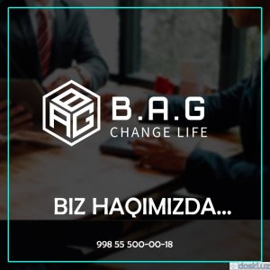 Бухгалтерские курсы: B.A.G bilan hayotingizni o'zgartiring! ! ! Sizga zo'r taklifimiz bor.