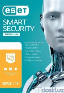 Антивирусы и безопасность: ESET Smart Security Premium 2023 на 1 год на 3 ПК